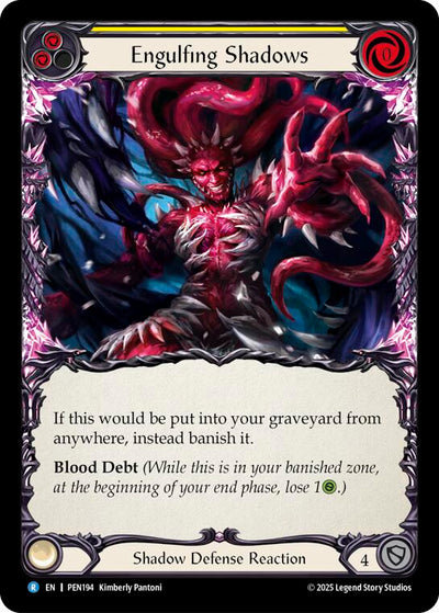 Engulfing Shadows (Yellow) (Regular) [PEN194] (Compendium of Rathe)