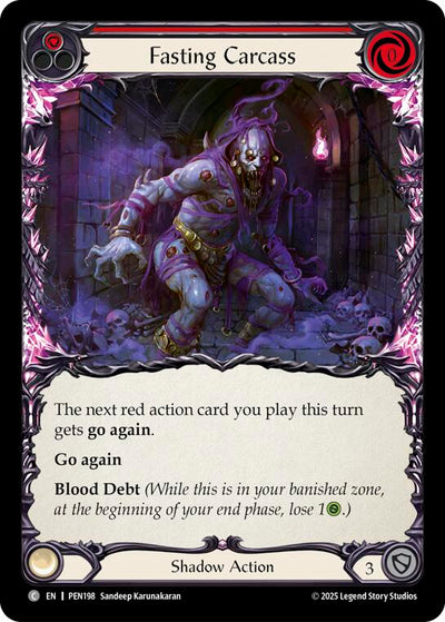 Fasting Carcass (Red) (Regular) [PEN198] (Compendium of Rathe)