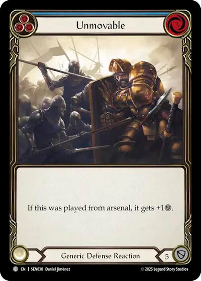 Unmovable (Blue) (Regular) [SEN030] (GEM Pack 2)