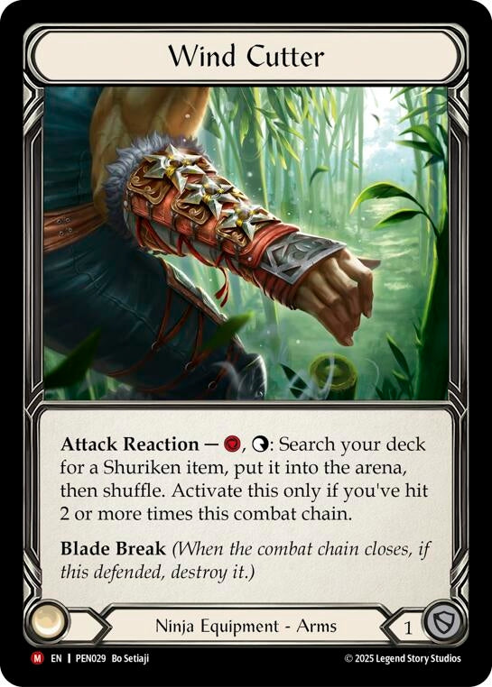 Image for Wind Cutter (PEN029) (Cold Foil) - Flesh and Blood TCG
