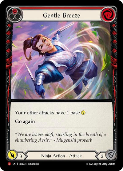 Gentle Breeze (Red) (PEN034) (Rainbow Foil)