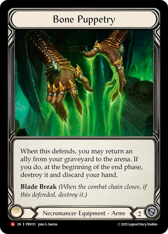 Image for Bone Puppetry (PEN151) (Cold Foil) - Flesh and Blood TCG