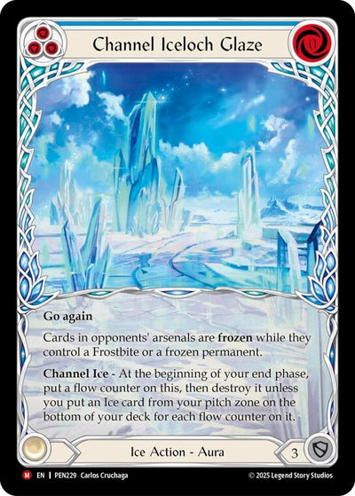 Channel Iceloch Glaze (Blue) (Extended Art) (PEN229) (Cold Foil)