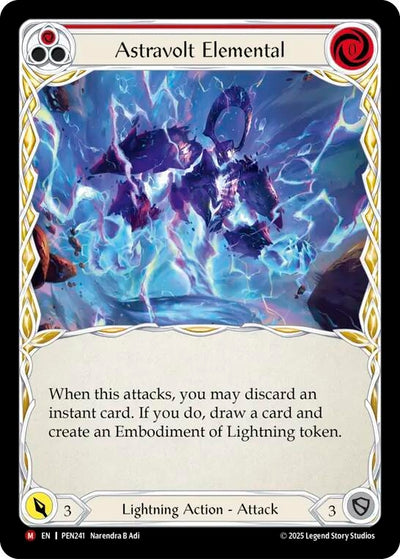 Astravolt Elemental (Red) (PEN241) (Rainbow Foil)