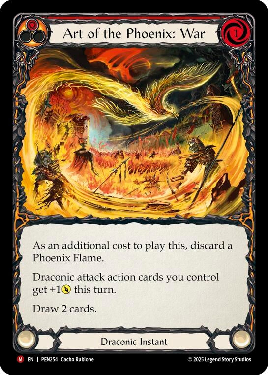 Image for Art Of The Phoenix War (Red) (PEN254) - Flesh and Blood TCG