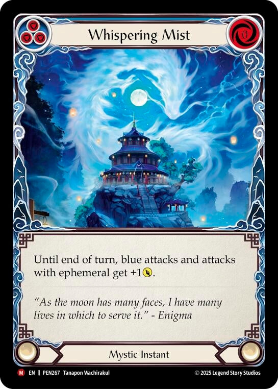 Image for Whispering Mist (Blue) (PEN267) - Flesh and Blood TCG