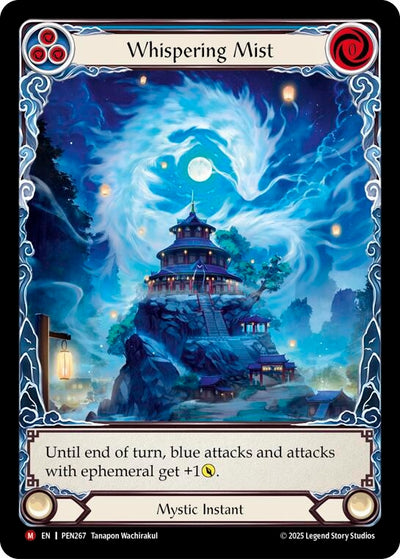 Whispering Mist (Blue) (Extended Art) (PEN267) (Rainbow Foil)