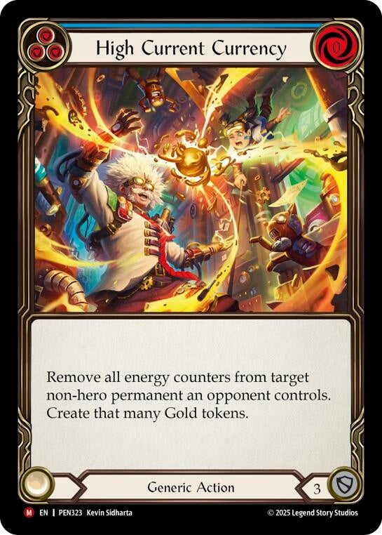 Image for High Current Currency (Blue) (PEN323) - Flesh and Blood TCG