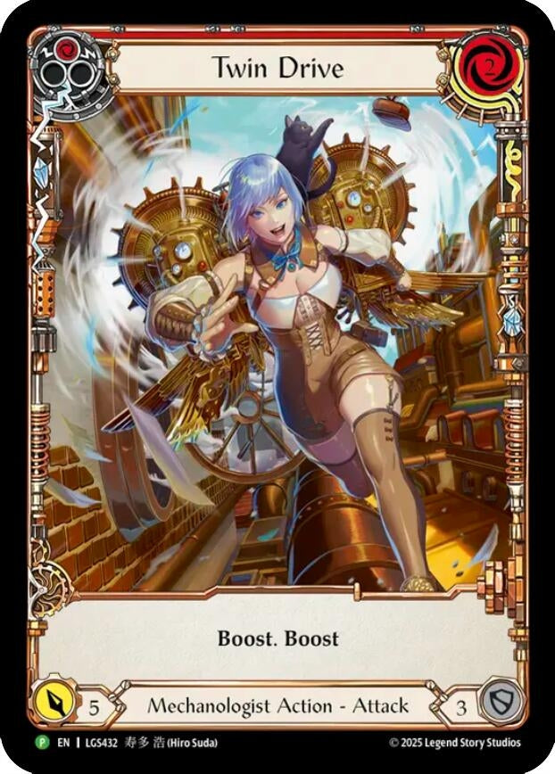 Image for Twin Drive - LGS432 (LGS432) (Rainbow Foil) - Flesh and Blood TCG