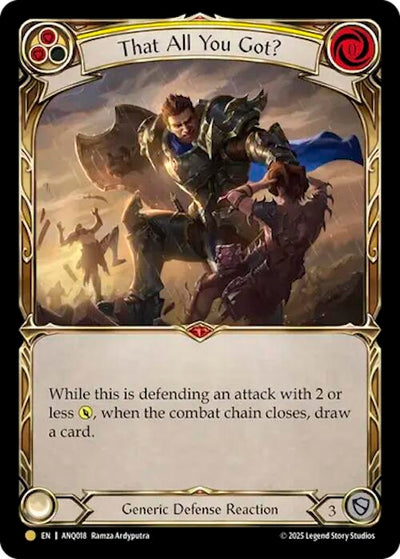 That All You Got? (ANQ018) Cold Foil