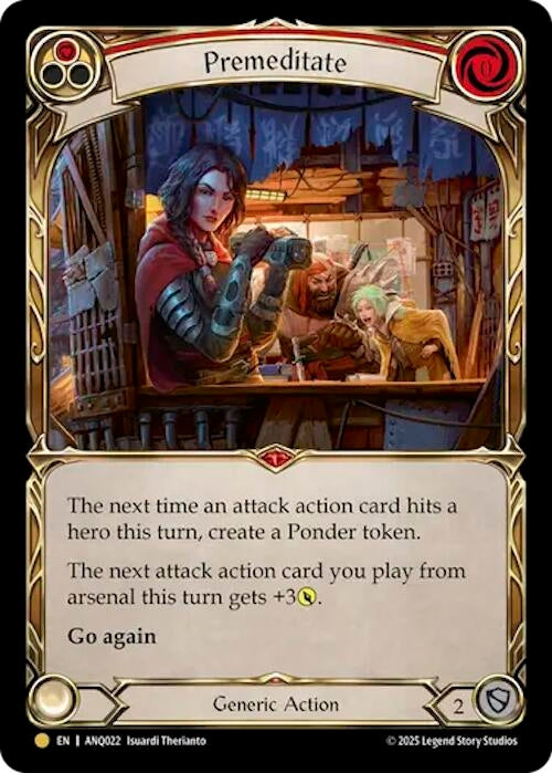 Image for Premeditate (Red) (ANQ022) (ANQ022) - Flesh and Blood TCG