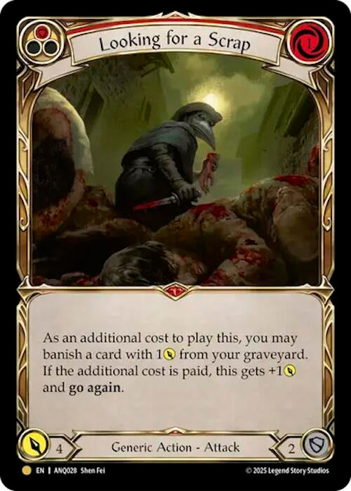 Image for Looking For A Scrap (Red) (ANQ028) (ANQ028) - Flesh and Blood TCG