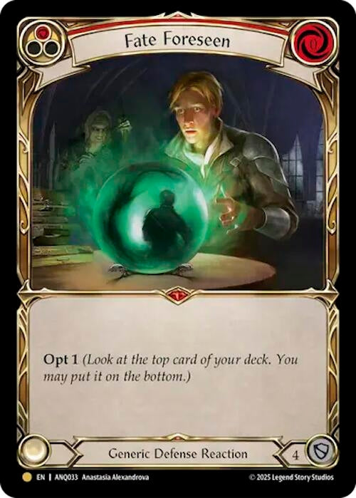 Image for Fate Foreseen (Red) (ANQ033) (ANQ033) - Flesh and Blood TCG