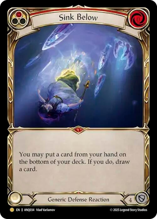Image for Sink Below (Red) (ANQ034) (ANQ034) - Flesh and Blood TCG