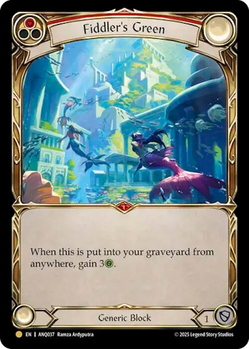Image for Fiddlers Green (Red) (ANQ037) (ANQ037) - Flesh and Blood TCG