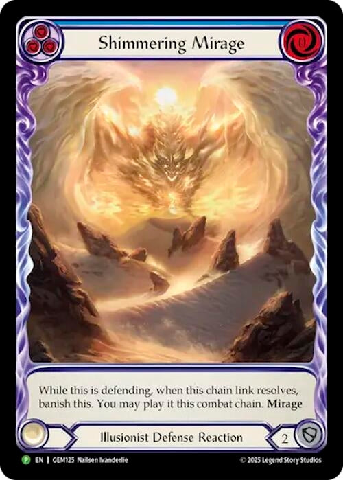 Image for Shimmering Mirage (GEM125) (Rainbow Foil) - Flesh and Blood TCG