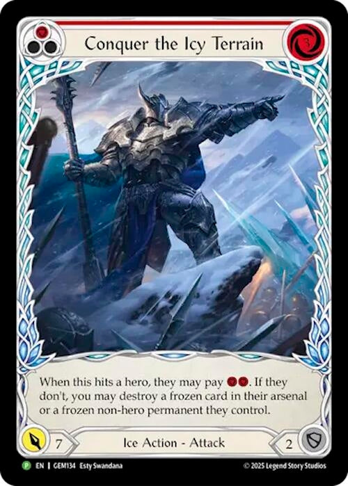 Image for Conquer The Icy Terrain (GEM134) - Flesh and Blood TCG