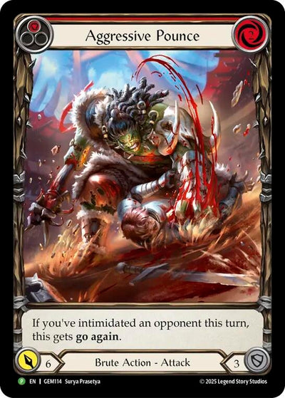 Aggressive Pounce (Red) (GEM114)