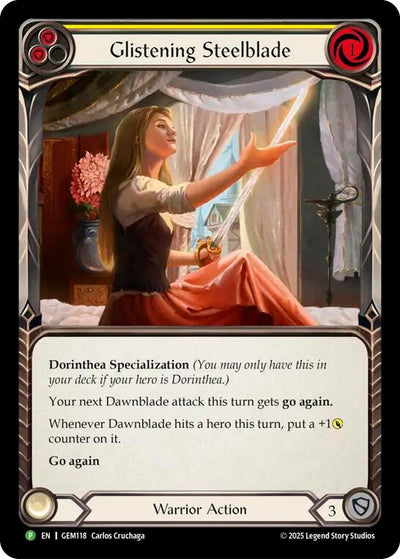 Glistening Steelblade (GEM118) (Rainbow Foil)