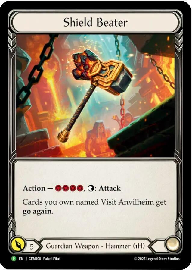 Image for Shield Beater (GEM108) (Cold Foil) - Flesh and Blood TCG