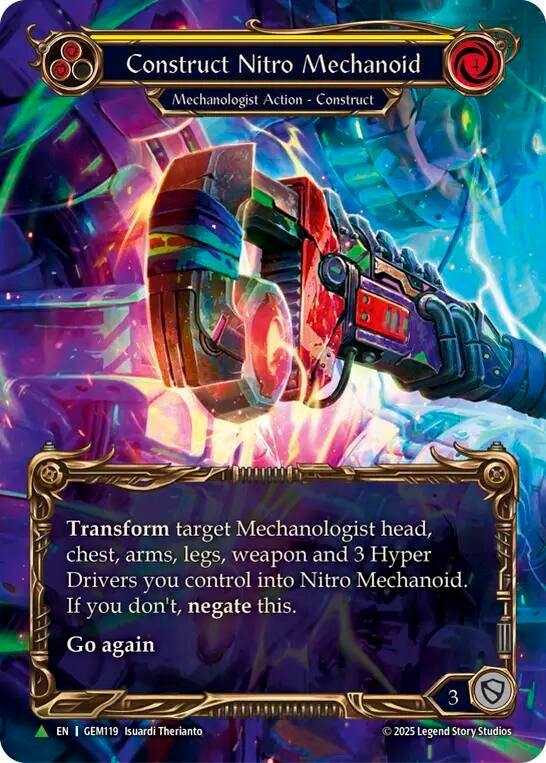 Image for Construct Nitro Mechanoid (GEM119) - Flesh and Blood TCG