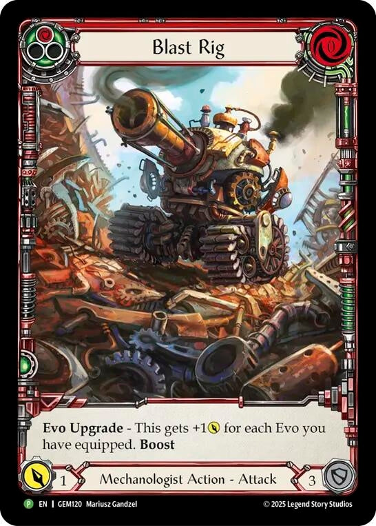 Image for Blast Rig (Red) (GEM120) - Flesh and Blood TCG