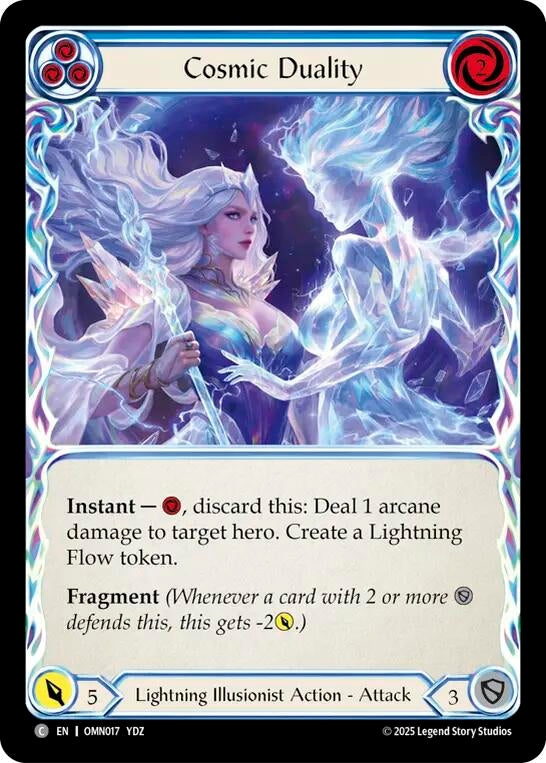 Image for Cosmic Duality (Blue) (OMN017) - Flesh and Blood TCG