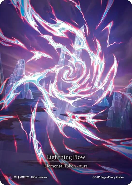 Image for Lightning Flow (C) (OMN203) (Cold Foil) - Flesh and Blood TCG