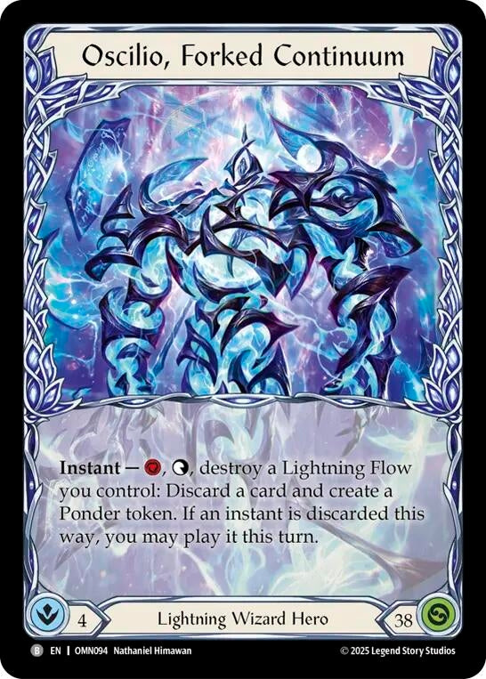 Image for Oscilio, Forked Continuum (OMN094) - Flesh and Blood TCG