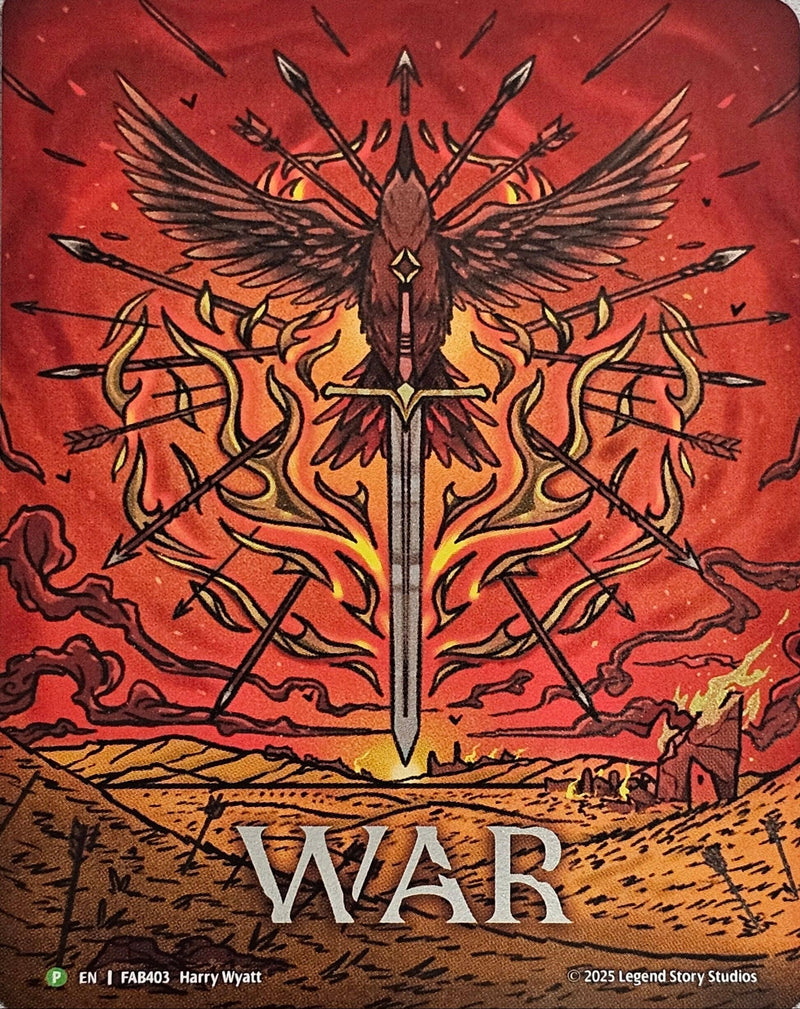 Image for War - FAB403 (FAB403) (Cold Foil) - Flesh and Blood TCG