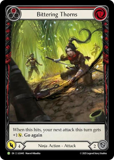 Bittering Thorns (Red) (Extended Art) (LGS445) (Rainbow Foil)