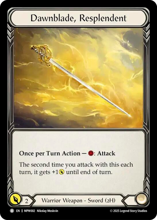 Image for Dawnblade, Resplendent (MPW002) (MPW) - Flesh and Blood TCG
