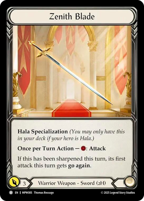 Image for Zenith Blade (MPW005) (MPW) - Flesh and Blood TCG