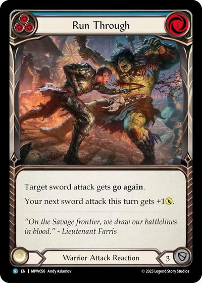 Run Through (Blue) (MPW050) (Rainbow Foil) (MPW)