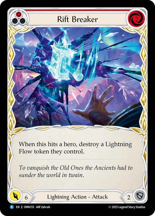 Image for Rift Breaker (Red) (OMN155) - Flesh and Blood TCG
