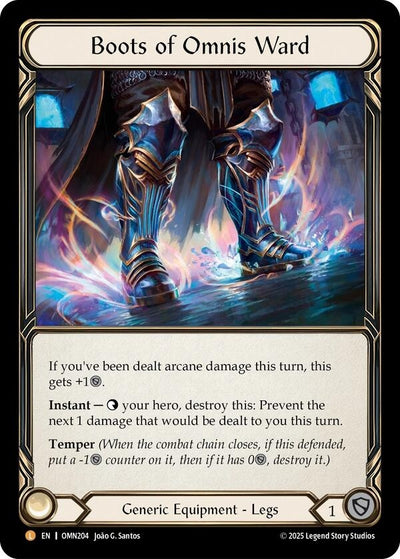 Boots of Omnis Ward (OMN204) (Rainbow Foil)