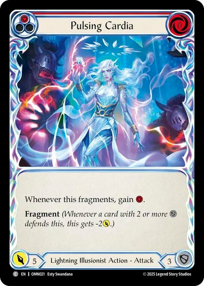Pulsing Cardia (Red) (OMN021) (Rainbow Foil)