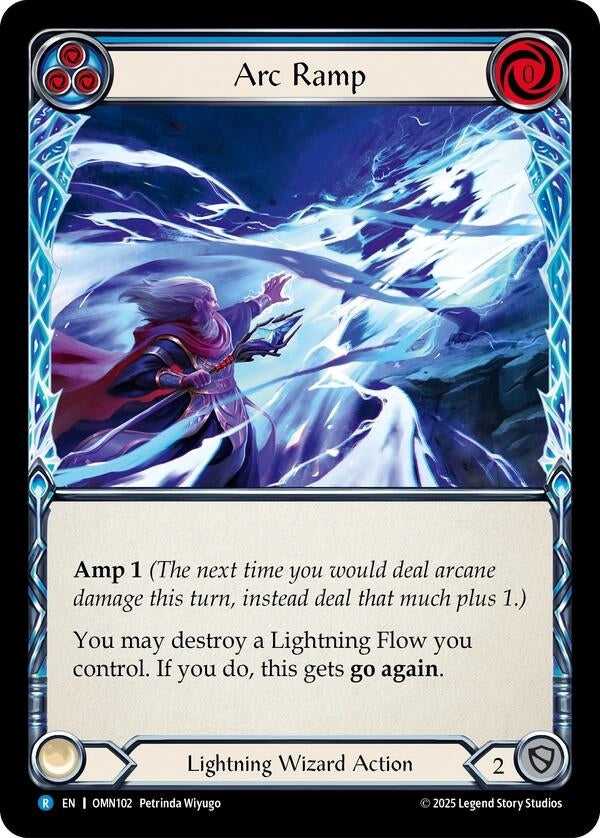 Image for Arc Ramp (Blue) (OMN102) - Flesh and Blood TCG