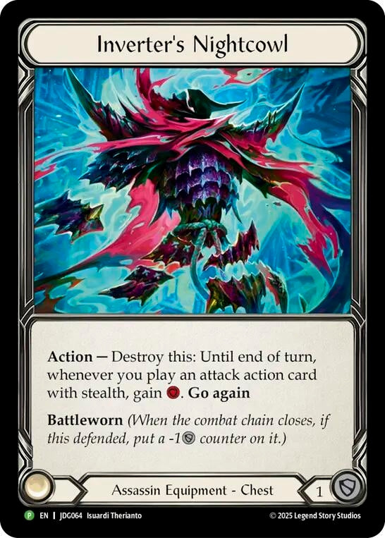 Image for Inverter's Nightcowl - JDG064 (JDG064) (Cold Foil) - Flesh and Blood TCG