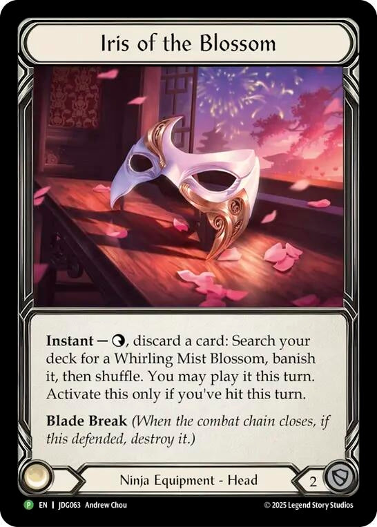 Image for Iris of the Blossom - JDG063 (JDG063) (Cold Foil) - Flesh and Blood TCG