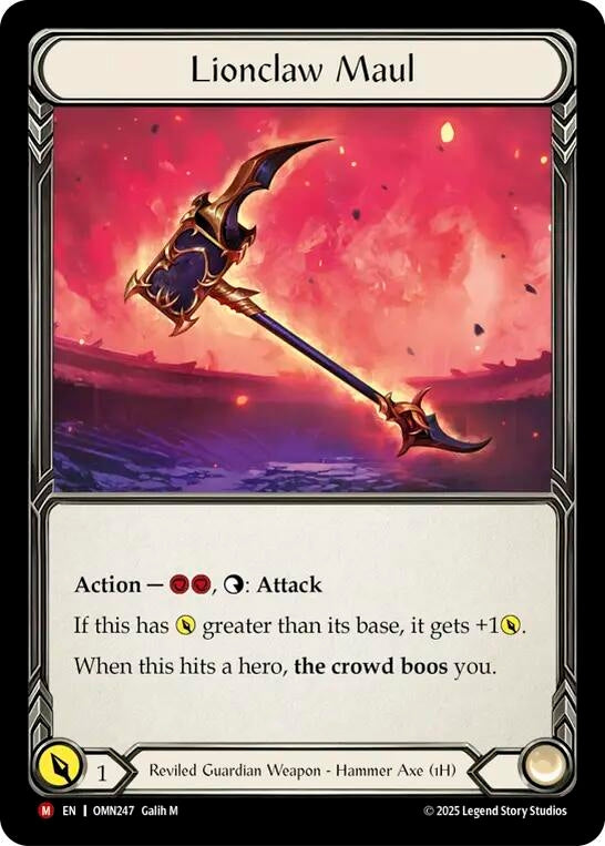 Image for Lionclaw Maul (OMN247) - Flesh and Blood TCG