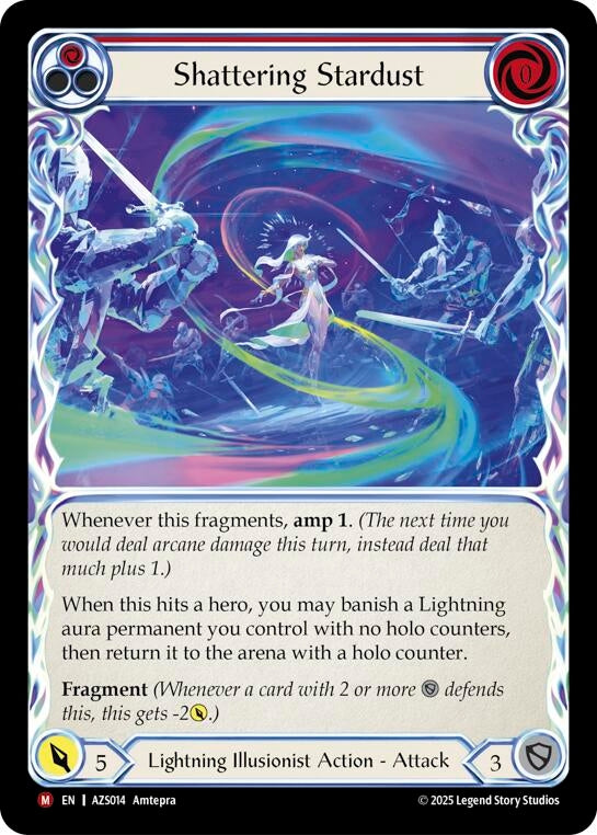 Image for Shattering Stardust (Red) (AZS014) (AZS) - Flesh and Blood TCG
