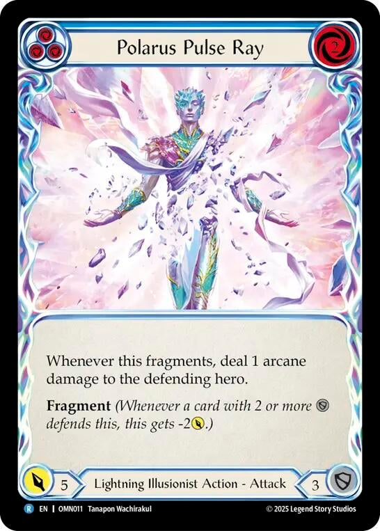 Image for Polarus Pulse Ray (Blue) (OMN011) - Flesh and Blood TCG
