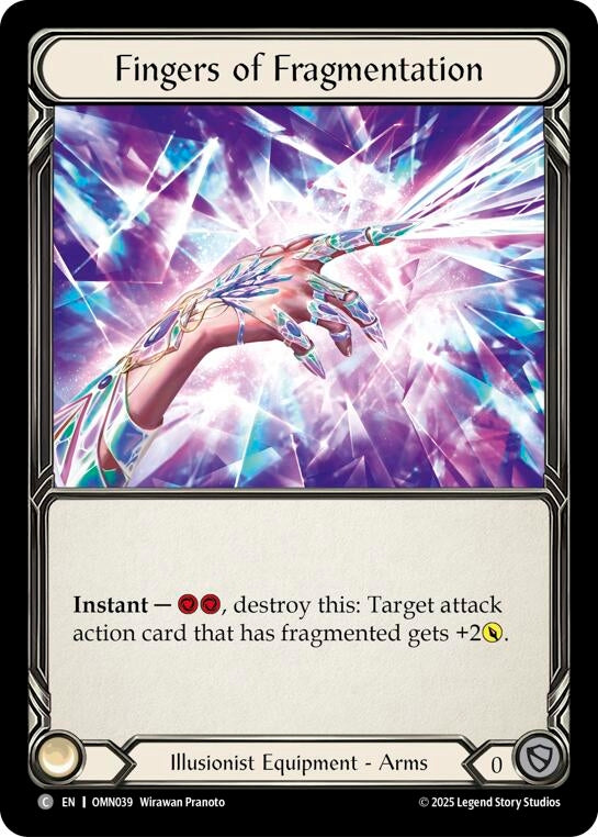 Image for Fingers Of Fragmentation (OMN039) - Flesh and Blood TCG