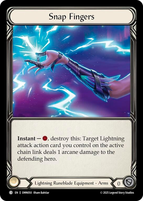 Image for Snap Fingers (OMN050) - Flesh and Blood TCG
