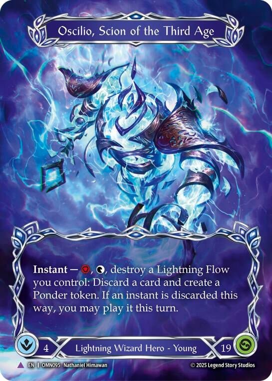 Image for Oscilio Scion Of The Third Age (Marvel) (OMN095) (Cold Foil) - Flesh and Blood TCG