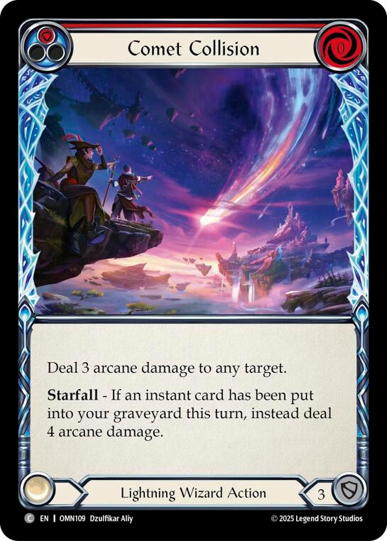 Image for Comet Collision (Red) (OMN109) - Flesh and Blood TCG