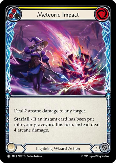 Meteoric Impact (Yellow) (OMN119) (Rainbow Foil)