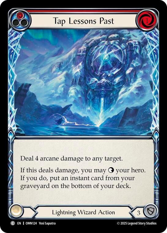 Image for Tap Lessons Past (Red) (OMN124) - Flesh and Blood TCG