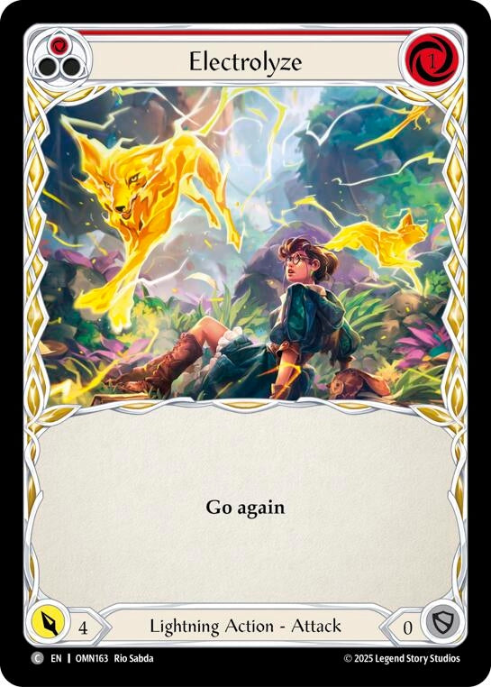 Image for Electrolyze (Red) (OMN163) - Flesh and Blood TCG